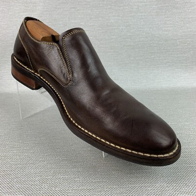 Cole Haan Canton II Loafers C11855 Brown Leather Plain Toe 