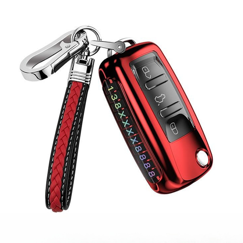 TPU Car Key Case Cover For VW Jetta MK6 MK5 POLO Golf GTI Passat Tiguan Passat - Picture 8 of 17