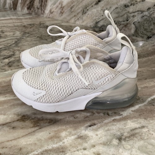 Size 13C Child Nike Air Max 270 White 