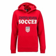NWT - '47 BRAND Women's 'UNITED STATES SOCCER' Red Hoodie USA - L