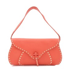 Auth CELINE Macadam Studs Bag Shoulder Bag Ha...