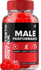 (1 Pack) Primal Testo Boost RX Gummies for Men - Male Performance, Energy