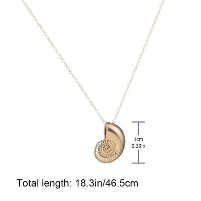  Muschel Halskette Geschenk Meeresschnecken-Anhänger Strand Fräulein