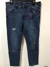 Cavalli Class Men's Size 38xL32 Blue Regular Fit Abraision Jeans 295 NWT