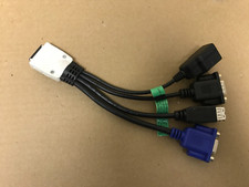HP 358201-001 355935-001 Local I/O Crossover SUVI Cable Adapter Serial USB Video