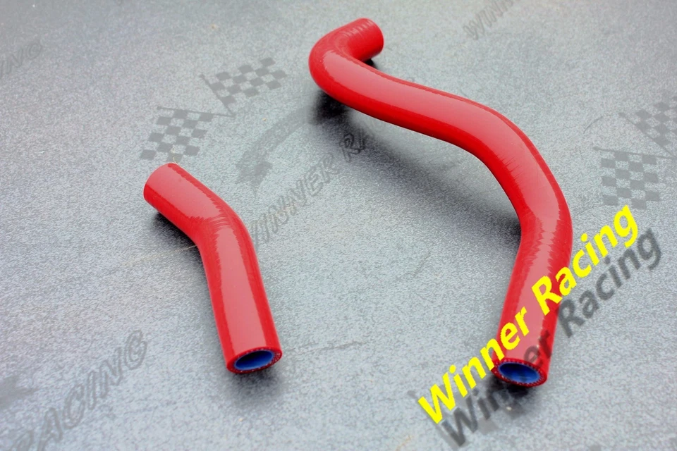 RADIADOR DE ALUMINIO Y MANGUERA ROJA apto para HONDA CR250R CR 250 R 1997-1999 Foto 4 de 4