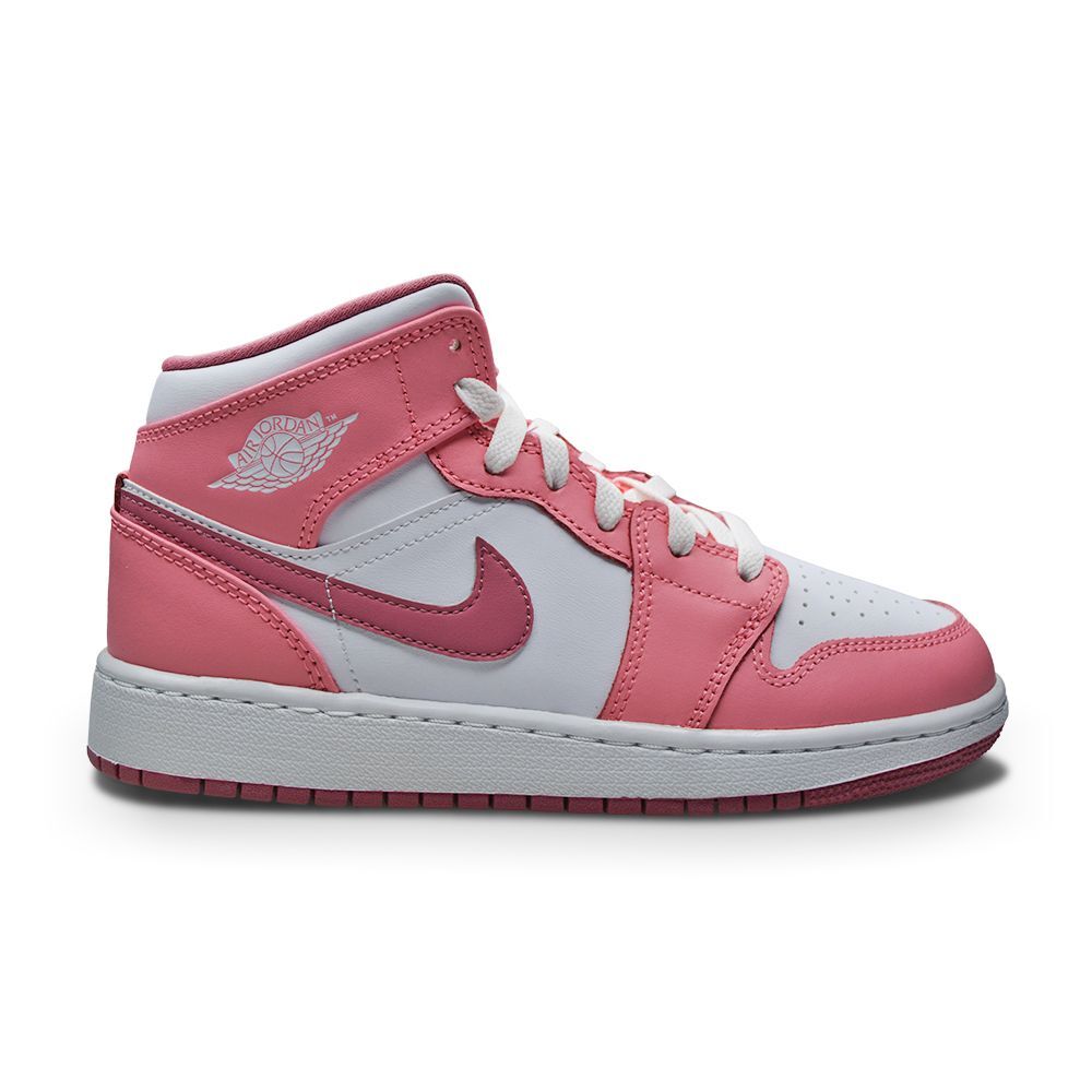 Juniors Nike Air Jordan Mid (GS) DQ8423 616 Coral Chalk Desert Berry  White