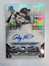 2021 Bowman Draft Chrome Cody Morissette Class of 2021 Refractor Auto /250