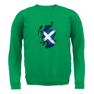 Schottland Flagge Overlay - Kinder Hoodie / Pullover - Scottish Flags SNP Capital Love