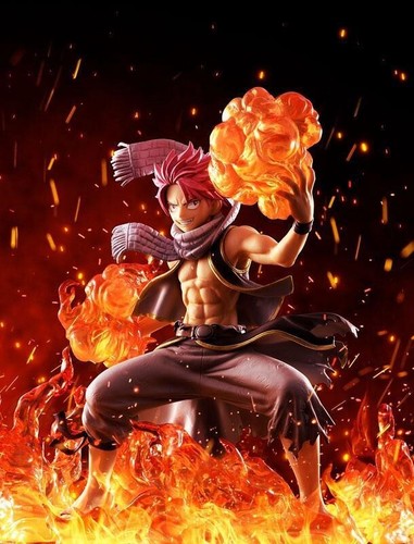 Modellino BellFine FAIRY TAIL serie finale Natsu Dragneel 1/8 PVC dal Giappone nuovo - Foto 6 di 6