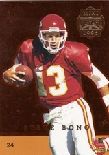 Steve Bono/Jim Harbaugh 1996 Playoff Trophy Mini Back to Backs