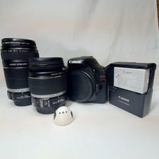 N.MINT"Count 5,309" Canon EOS Kiss X4 / 550D 18.0 MP 18-55 55-250 Lenses Japan