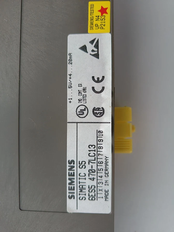 Siemens 6ES5470-7LC13 Analog Output 6ES5 470-7LC13 6ES54707LC13 Simatic S5 - Imagen 2 de 4