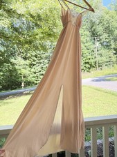 Authentic Vintage 1970s / 1980s Christian Dior Jr's Full-Length Slip Dress