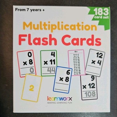 Multiplication Flash Cards 3Rd Grade | 183 Math Flash Cards & Times Table Chart, | eBay Multiplication Flash Cards 3Rd Grade | 183 Math Flash Cards & Times Table Chart, | eBay