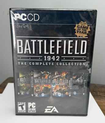 Battlefield 1942: The Complete Collection PC Game 2005 - Brand New SEALED RARE