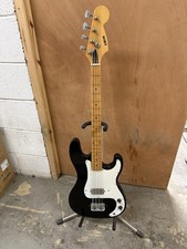 Vintage EROS Precision Bass – Made in Korea – 1970s/80s – Black/Maple 🔥  