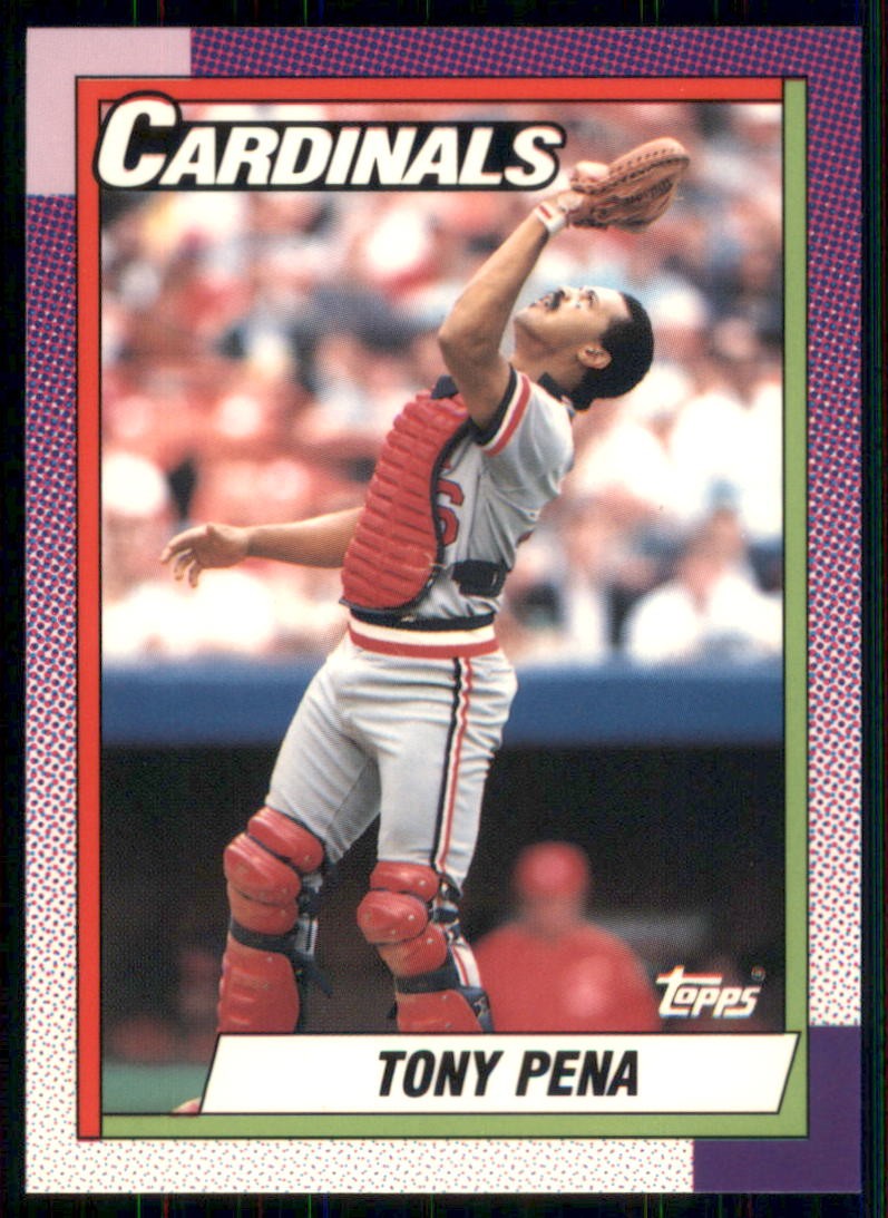 1990 Topps #115 Tony Pena Collector's Edition (Tiffany)