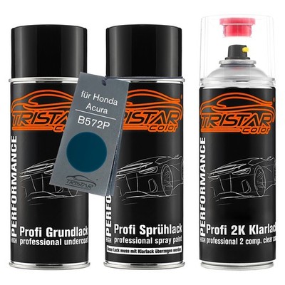 Autolack 2K Spraydosen Set für Honda Acura B572P Dyno Blue II Perl