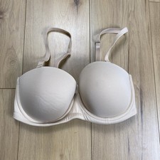 Wacoal Red Carpet Bra 854119 beige Convertible Strapless size 36DD Full Coverage