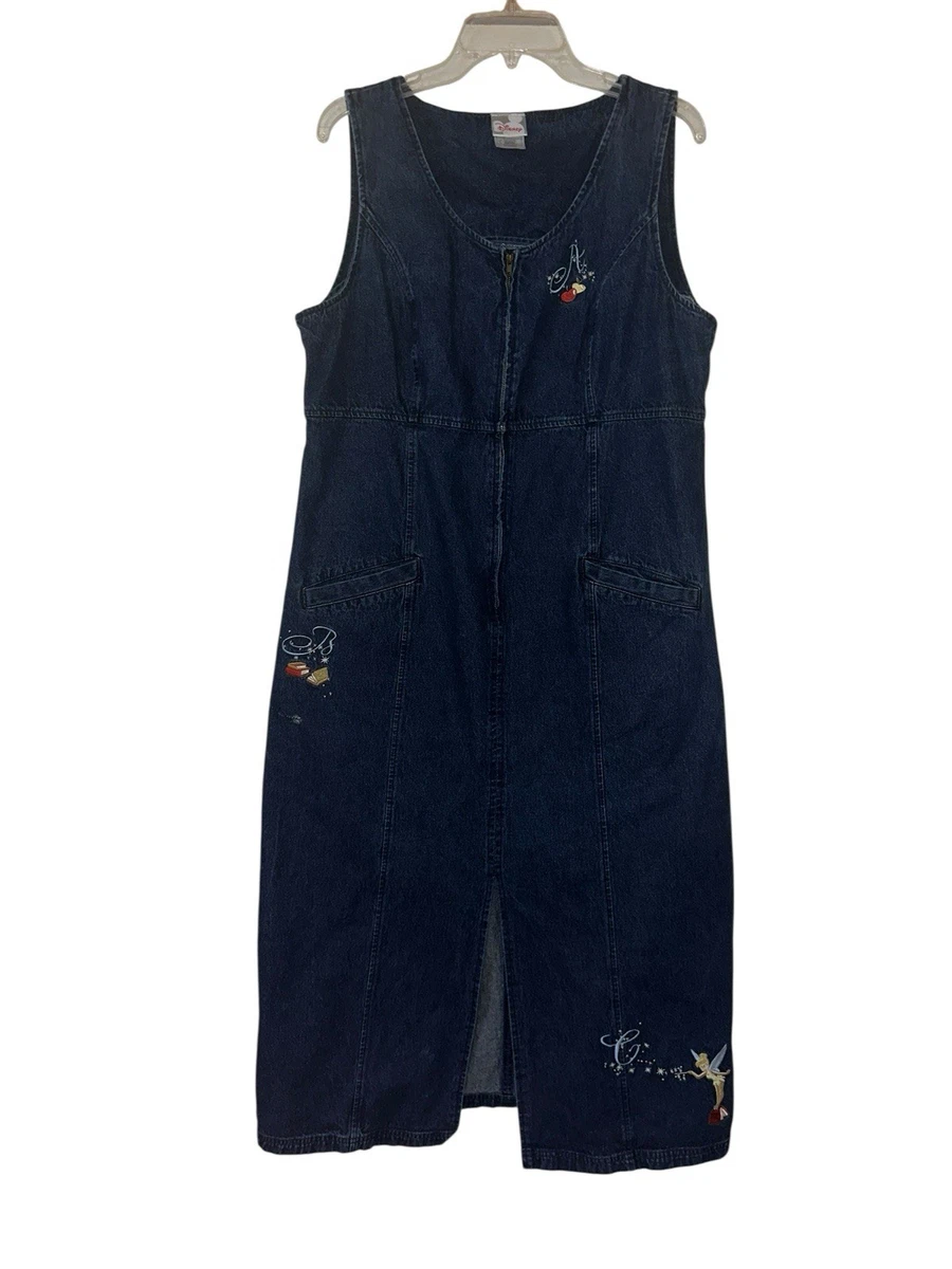 Disney Women's Denim Overall Dress for sale | eBay