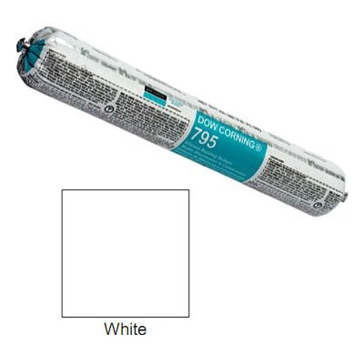 White Dow Corning 795 Silicone Building Sealant - Sausage - Picture 2 of 2