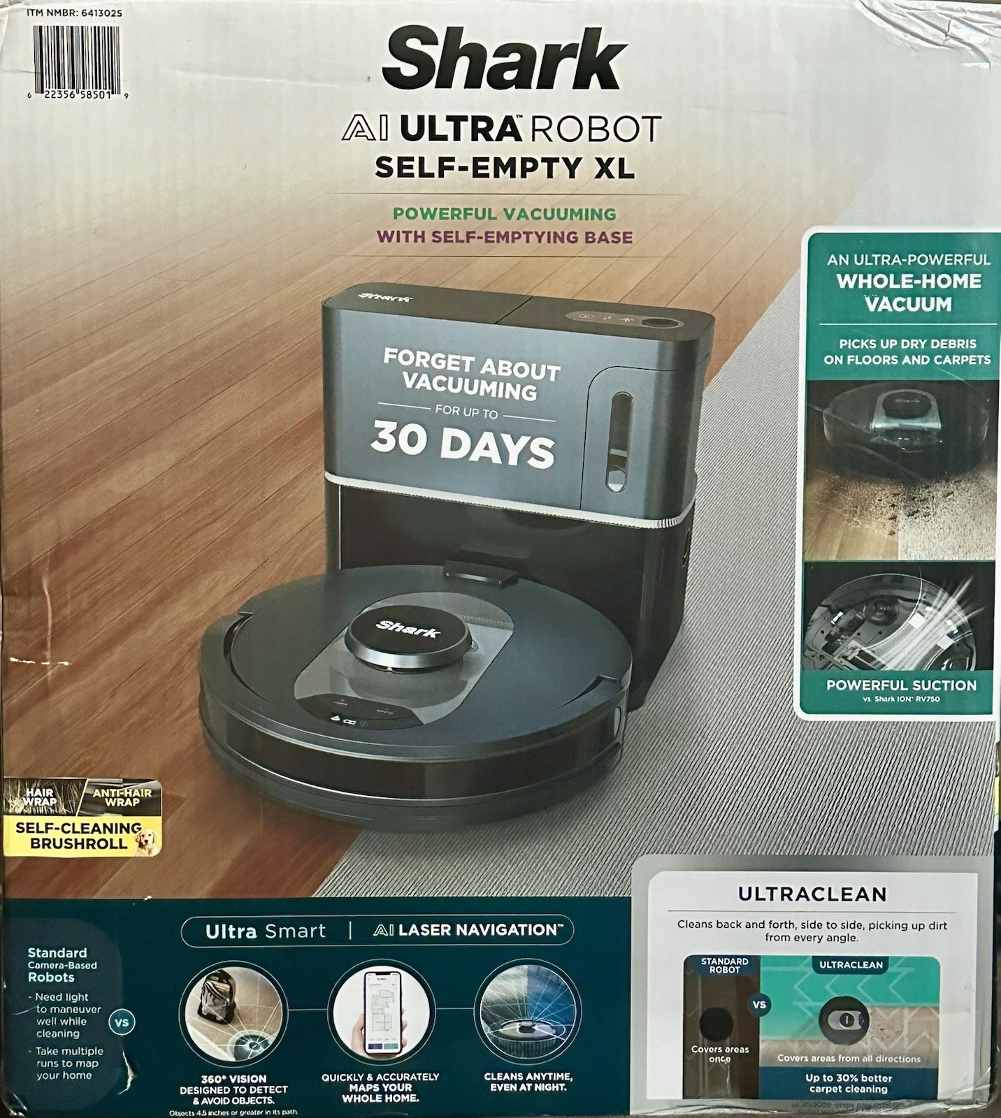Shark Ai Ultra Robot Self-Empty XL (UR2500SR)