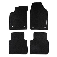 Velours FußMatten FüR Opel Signum 2003-2008 Autoteppich Automatten Schwarz 4Tlg