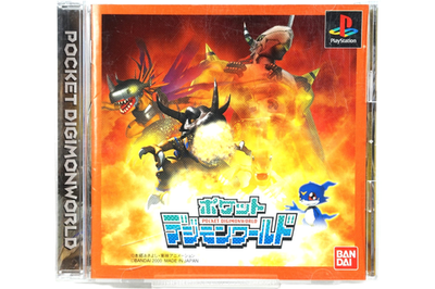 Pocket Digimon World PS1 Japan Import RPG Bandai 2000 Rare