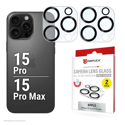 Kameraschutzglas für iPhone 15 Pro/Pro Max | 10H Härte | DISPLEX