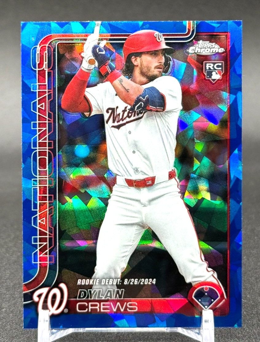2025 Topps Chrome Update Sapphire Dylan Crews RC Refractor Nationals #USC190