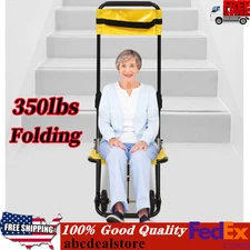 Portable Foldable Stair Lift Chair Elevator Stair Climbing Wheelchair
