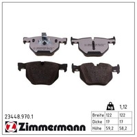 Zimmermann BremsbelÄGe Bremsbelagsatz Hinten FüR BMW X5 E70 F15 F85 X6 E71 E72