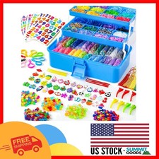 17500 Rubber Loom Bands Craft Kit for Kids - 28 Colors  Accessories Included