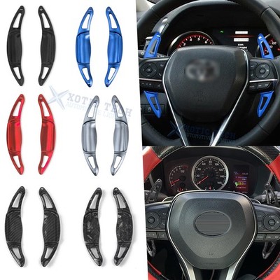 2X Steering Wheel Paddle Shift Extensions For Toyota Camry Rav4 Corolla Avalon