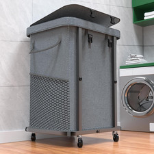 40 Gal 150L High Grade Large Laundry Basket with Wheels Rolling Laundry Hamper