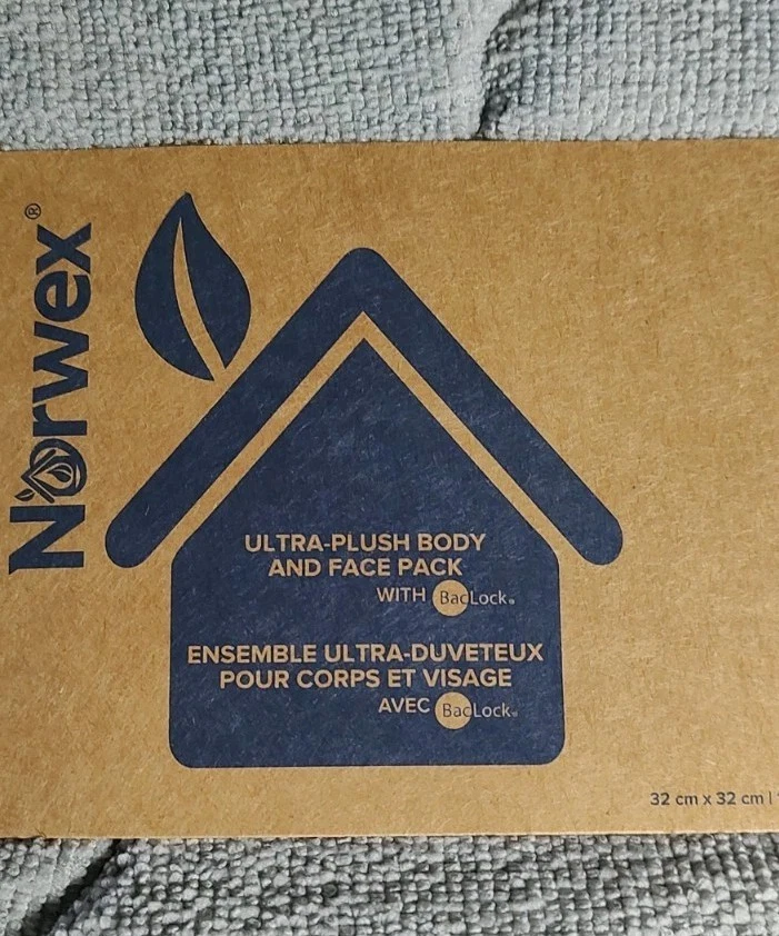 Norwegianx ультра плюшевый тела и лица упаковка - набор из 3 - серый графит - новый - Изображение 2 из 4