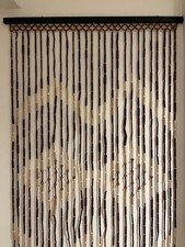 Vintage Wooden Bead Curtain Tassel Style Door Curtain Screen