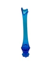 Vintage Fenton Glass Swung Vase Turquoise Aqua Blue 8 Petal Footed Valencia 15”