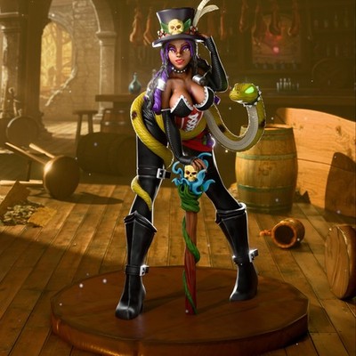 Faye Facilier by Anexeo | Exotic | Pinup | D&D | DnD | 18+ | Print on Demand