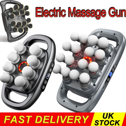 8/16-Drive Head Massage Gun Set, 8/16 Head Massage Gun Deep Tissue for Legs Arms