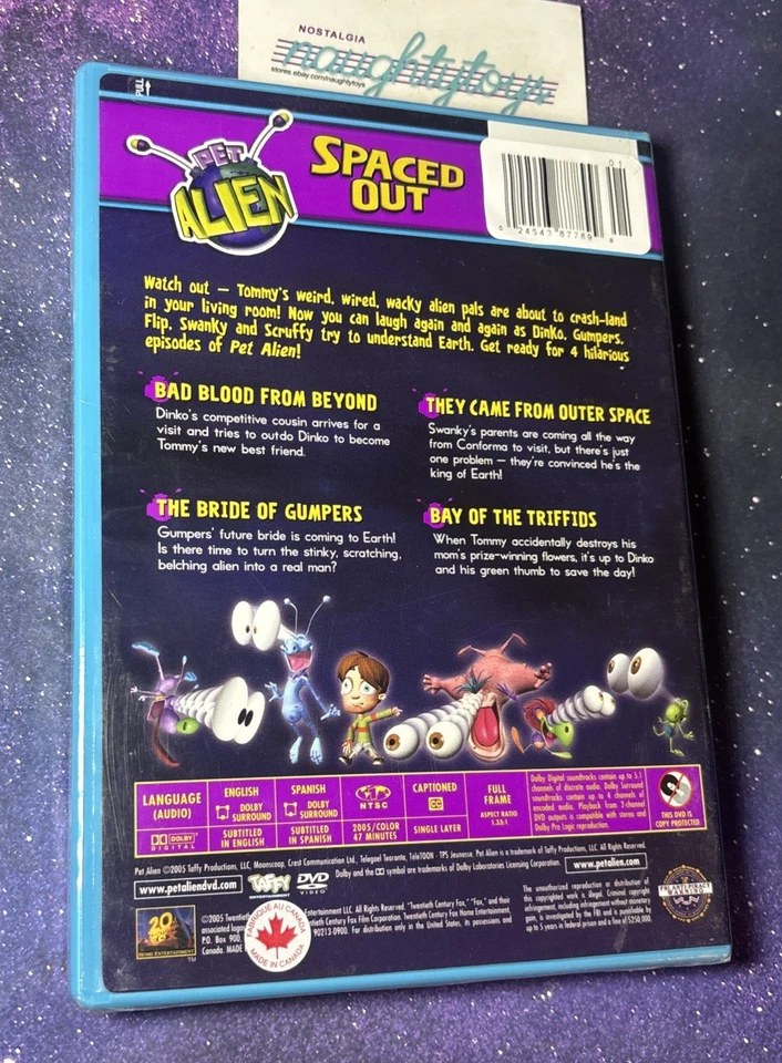 Pet Alien - Spaced Out (DVD, 2006) New & Sealed Foto 3 de 4