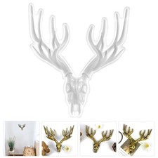  Animal Shape Craft Mould Antler Wall Decor Mold DIY Epoxy Silicone Casting