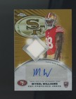 2025 Topps Chrome Mykel Williams Rookie Patch Autographs (RAW)