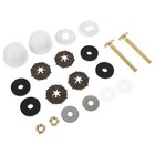 1 Set Toilet Bolt Covers - Universal Stainless Steel Toilet Floor Bolts And