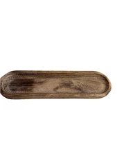 Sweet Water Decor Rustic Wood Tray for Home Kitchen Bathroom Caddy 14 X 4” NEW