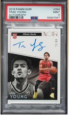 2018 Noir Trae Young RC AUTO /99 #394 PSA 9 MINT Hawks Wizards TRADE RUMORS SSP