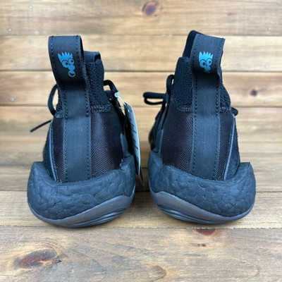 NEW Adidas Triple Black Crazy BYW Basketball Shoe Size 5Y  display picture 3