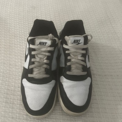 Nike Ebernon Low Premium White Black Wolf Grey Sneakers
