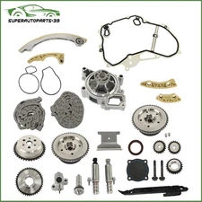 For Buick Emgran 2.0L New Timing Chain Kit VCT Selenoid Actuator Gear Water Pump